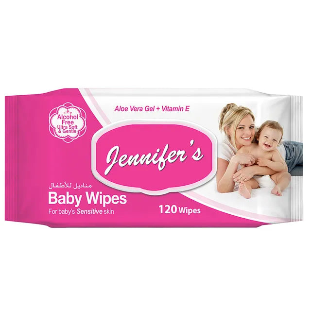 Jennifer's Baby Wipes - 120pcs