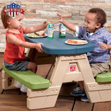 Step2 Sun & Shade Picnic Table With Umbrella - Laadlee