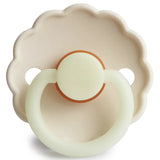 Frigg Daisy Latex Baby Pacifier 0-6M, 1Pack, Cream Night - Size 1 - Laadlee