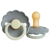 Frigg Daisy Latex Baby Pacifier 6M-18M, 1Pack, French Gray Night - Size 2 - Laadlee