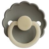 Frigg Daisy Latex Baby Pacifier 6M-18M, 1Pack, Portobello Night - Size 2 - Laadlee
