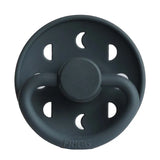 Frigg Moon Phase Latex Baby Pacifier 6M-18M, 1Pack, Slate - Size 2 - Laadlee