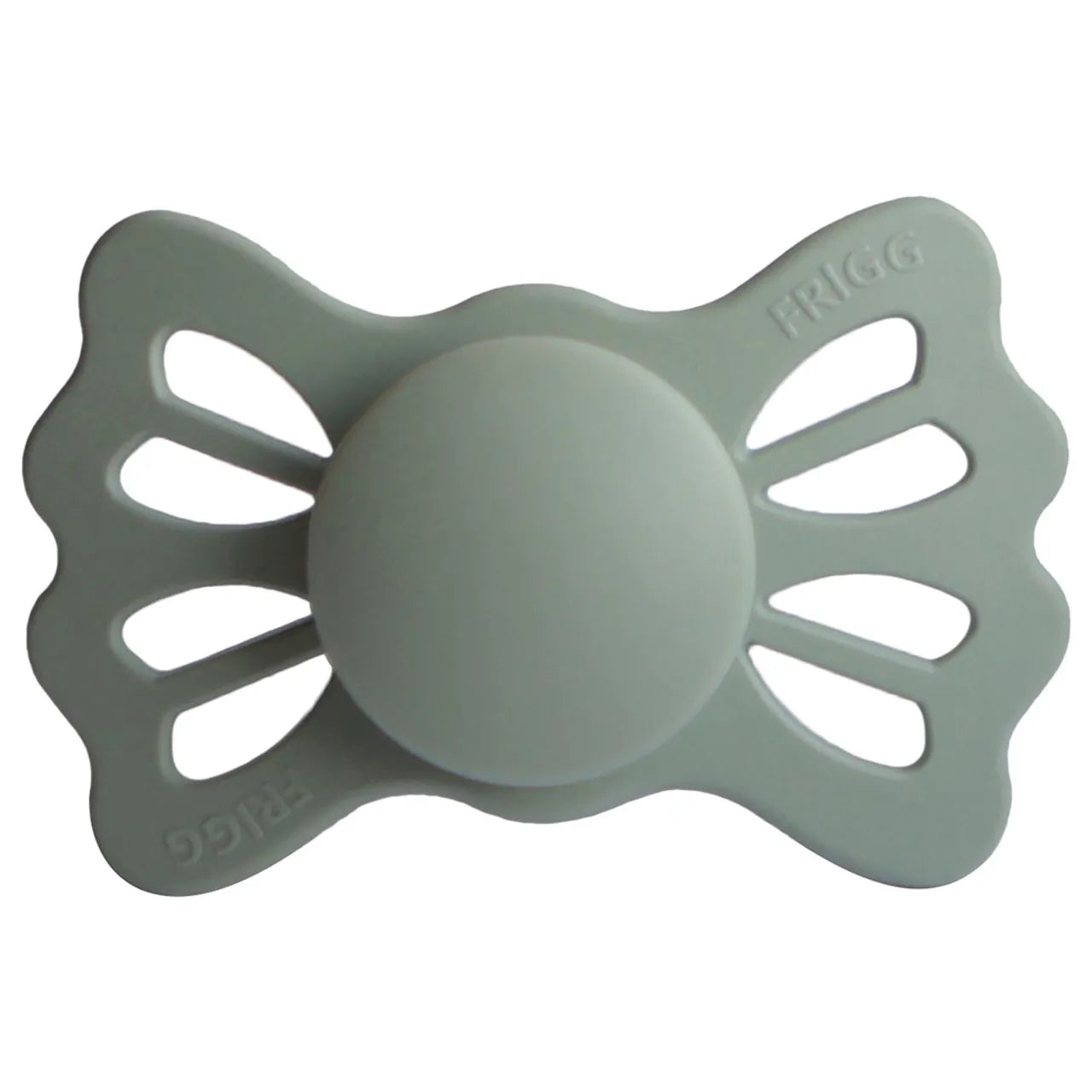 Frigg Lucky Symmetrical Silicone Baby Pacifier 6M-18M, Sage - Size 2 - Laadlee