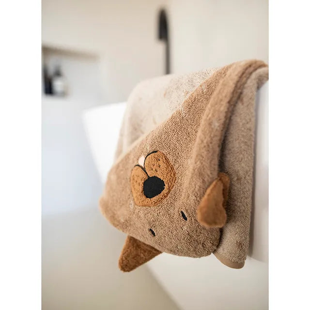 Trixie Hooded Towel - Mr. Dog (75Cm X 75Cm) - Laadlee