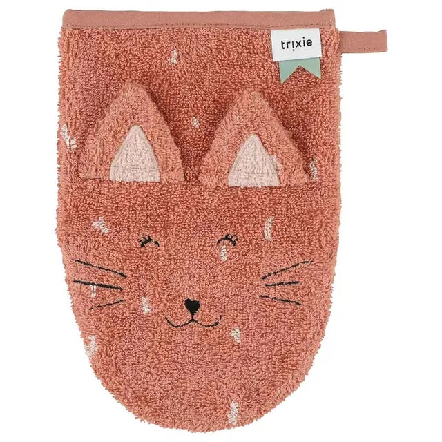 Trixie Washcloths 2-Pack | Mrs. Cat - Mrs. Rabbit - Laadlee