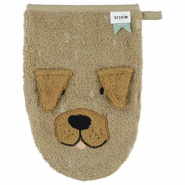 Trixie Washcloths 2-Pack | Mr. Dino - Mr. Dog - Laadlee