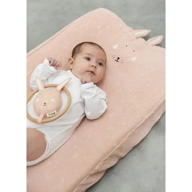 Trixie Changing Pad Cover - Mrs. Rabbit