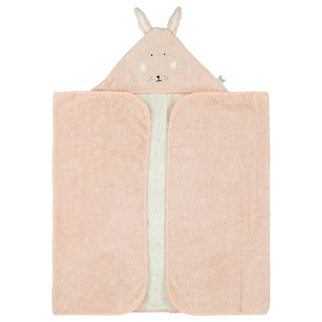 Trixie Hooded Towel - Mrs. Rabbit (70Cm X 130Cm) - Laadlee