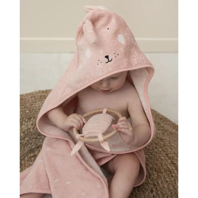 Trixie Hooded Towel - Mrs. Rabbit (70Cm X 130Cm) - Laadlee