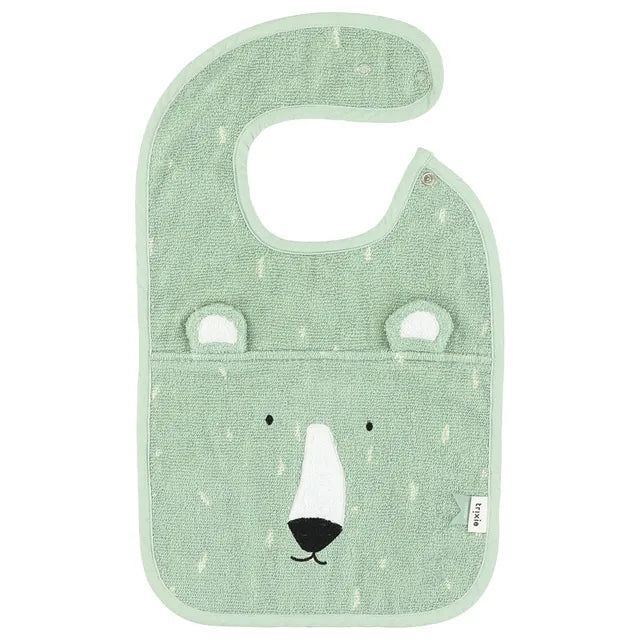 Trixie Bib - Mr. Polar Bear - Laadlee