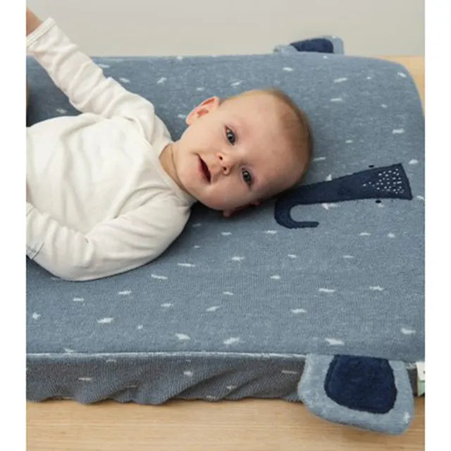 Trixie Changing Pad Cover - Mrs. Elephant - Laadlee