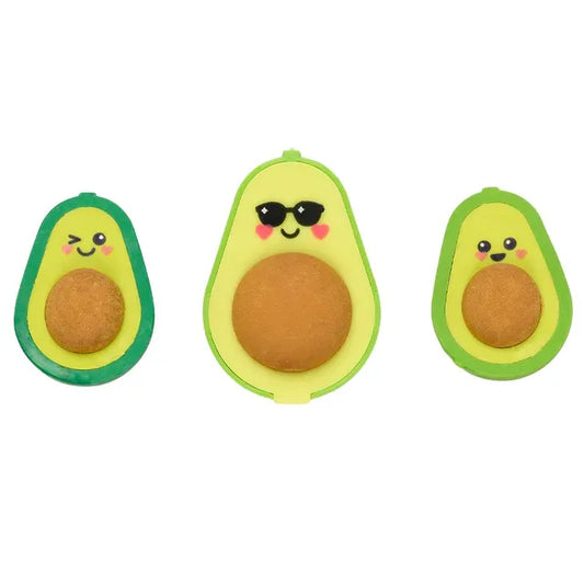 Ooly Avocado Love Eraser And Sharpener - Pack of 3