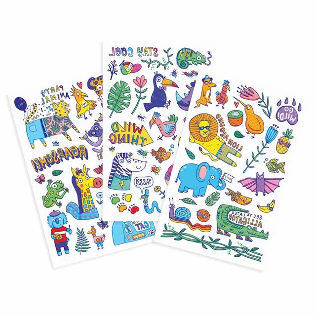 Ooly Tattoo Palooza Temporary Tattoos - Party Animal