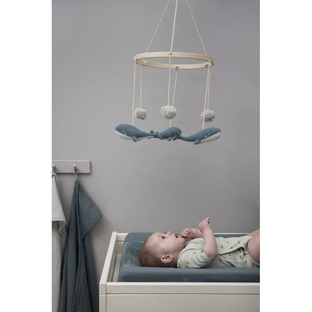 Trixie Crib Mobile - Whale - Laadlee