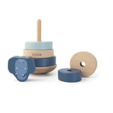 Trixie Wooden Stacking Toy - Mrs. Elephant - Laadlee