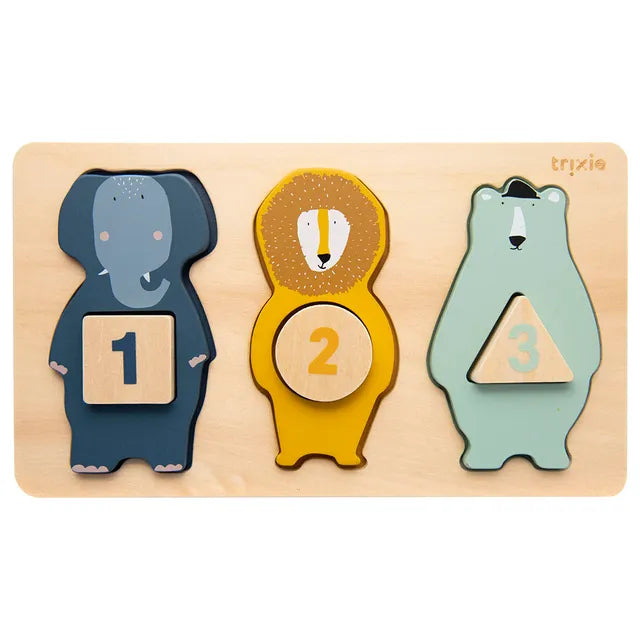 Trixie Wooden Counting Puzzle