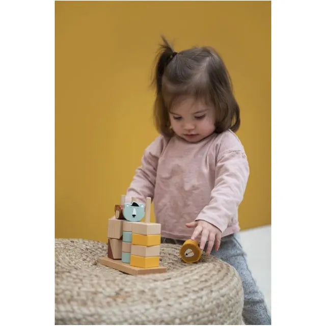 Trixie Wooden Animal Blocks Stacker - Laadlee