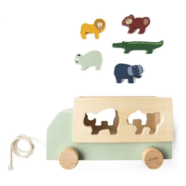 Trixie Wooden Animal Truck - Laadlee