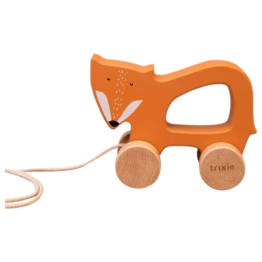 Trixie Wooden Pull Along Toy - Mr. Fox