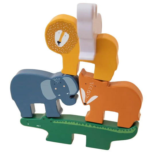 Trixie Wooden Animal Stacking Game