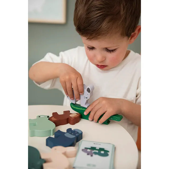 Trixie Wooden Animal Stacking Game - Laadlee