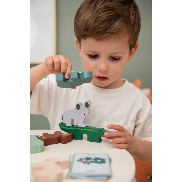 Trixie Wooden Animal Stacking Game - Laadlee