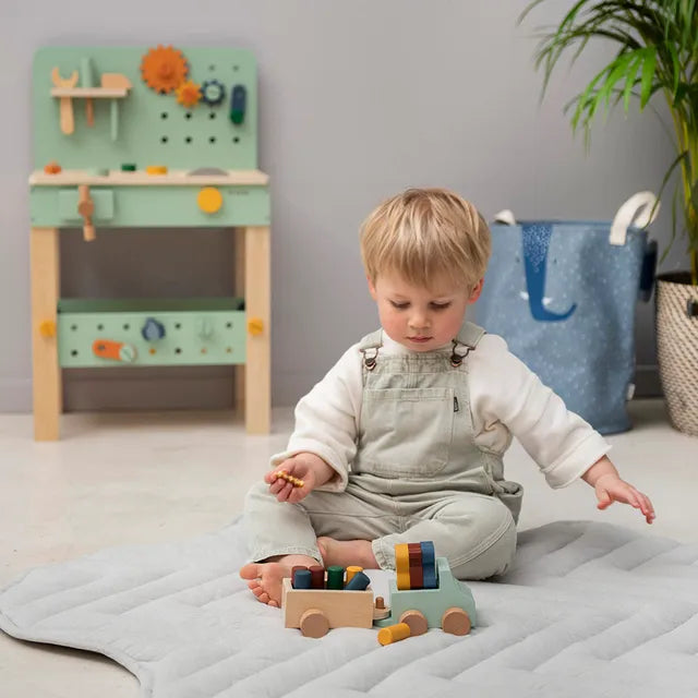 Trixie Wooden Animal Car With Trailer - Laadlee