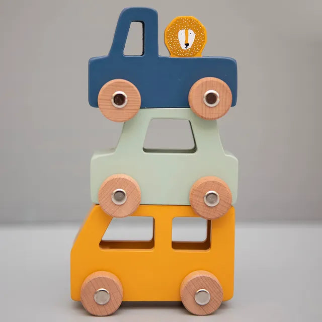 Trixie Wooden Animal Car Set - Laadlee