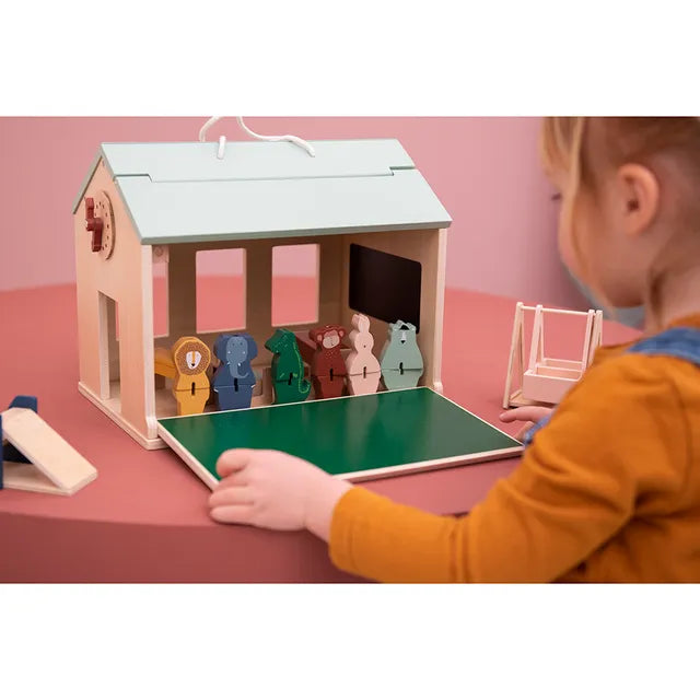 Trixie Wooden School With Accessories - Laadlee