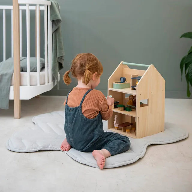 Trixie Wooden Play House With Accessories - Laadlee