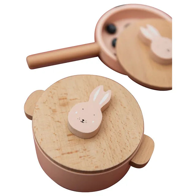 Trixie Wooden Cooking Set - Mrs. Rabbit - Laadlee