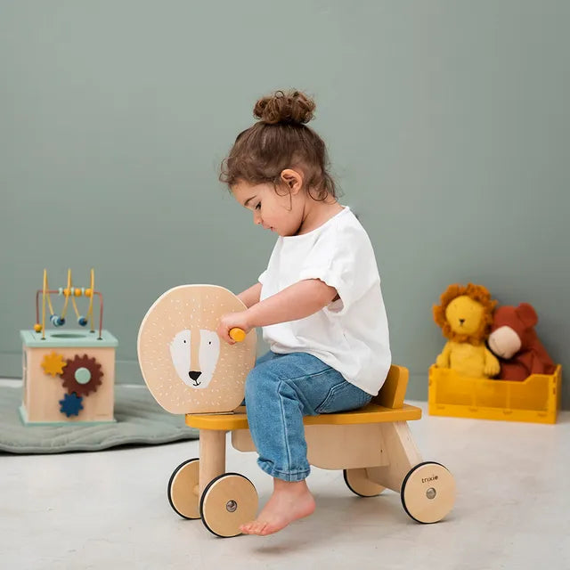 Trixie Wooden Bicycle 4 Wheels - Mr. Lion - Laadlee