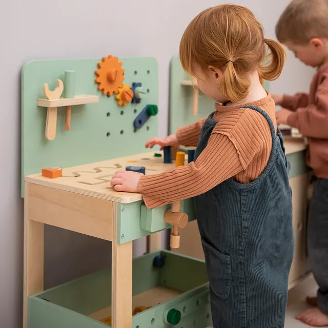 Trixie Wooden Work Bench - Laadlee