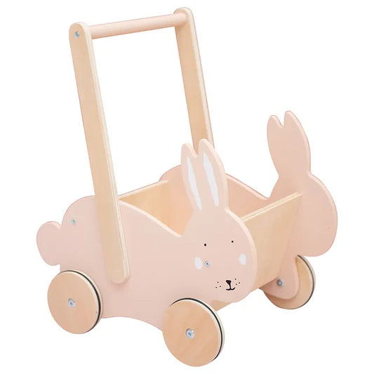 Trixie Wooden Shopping Cart - Mrs. Rabbit