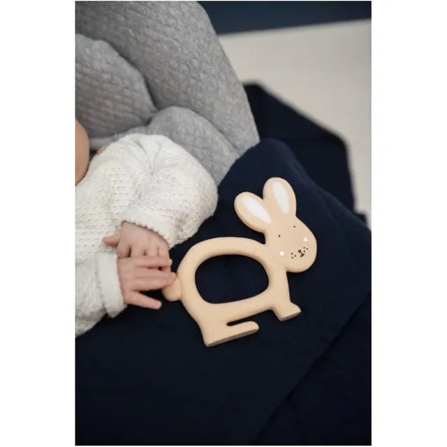 Trixie Natural Rubber Grasping Toy - Mrs. Rabbit - Laadlee