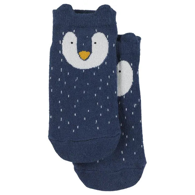 Trixie Sneaker Socks 2-Pack - Mr. Penguin - Laadlee