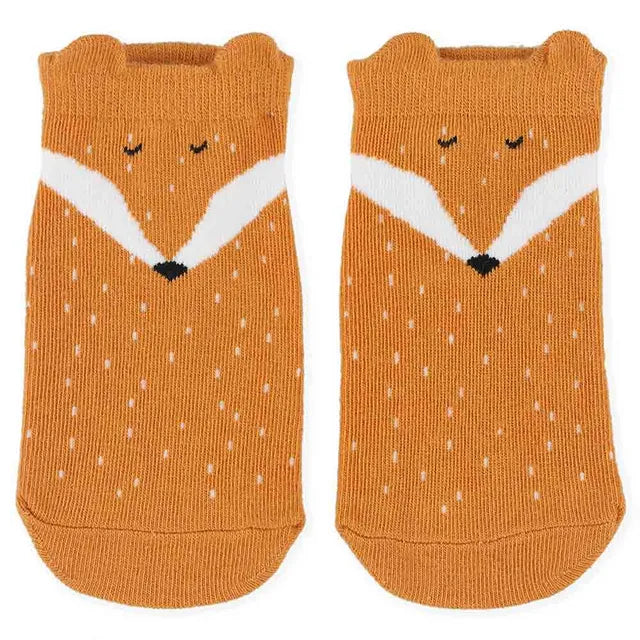 Trixie Sneaker Socks 2-Pack - Mr. Fox - Laadlee