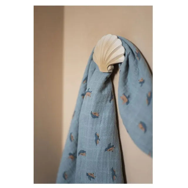 Trixie Muslin Cloths 3-Pack Mix | 55X55Cm - Peppy Penguins - Laadlee