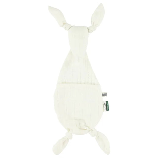 Trixie Kangaroo Comforter - Bliss White