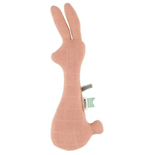 Trixie Rattle Rabbit - Bliss Coral