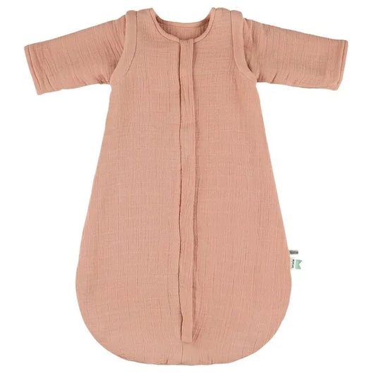 Trixie Muslin Sleeping Bag | 70Cm - Bliss Coral