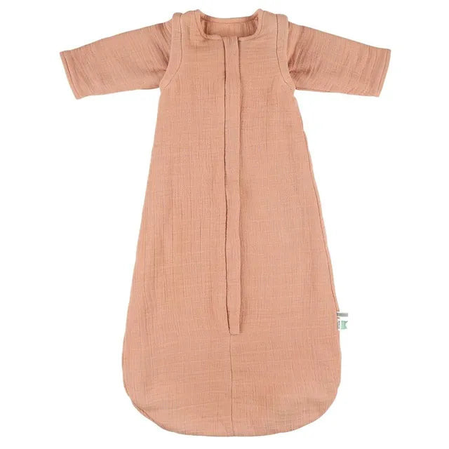 Trixie Muslin Sleeping Bag | 90Cm - Bliss Coral