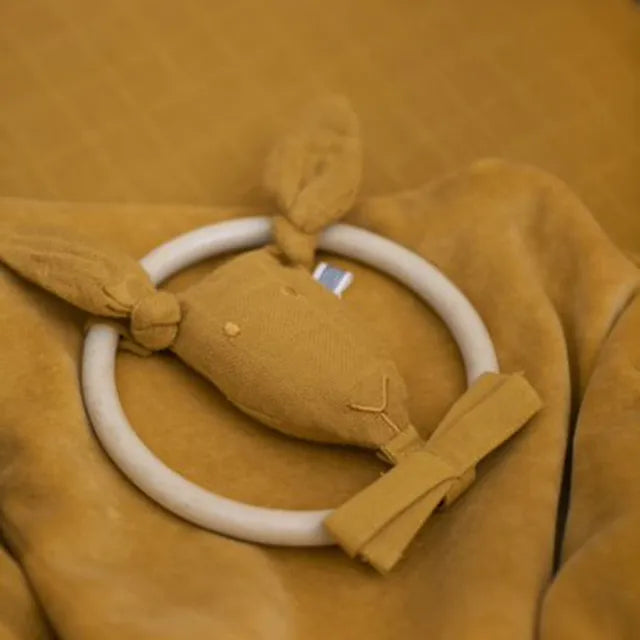 Trixie Kangaroo Rattle - Bliss Mustard - Laadlee