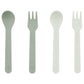 Trixie Pla Spoon/Fork - Olive - Laadlee