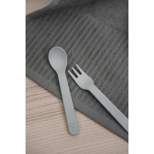 Trixie Pla Spoon/Fork - Olive - Laadlee