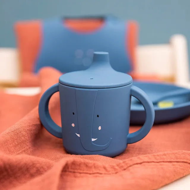 Trixie Silicone Sippy Cup - Mrs. Elephant - Laadlee