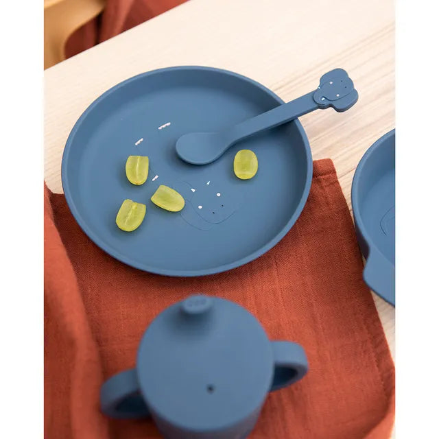 Trixie Silicone Plate - Mrs. Elephant - Laadlee