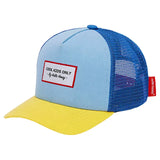 Hello Hossy Cap - Mini Blue Lemon Kids and Dads - Laadlee