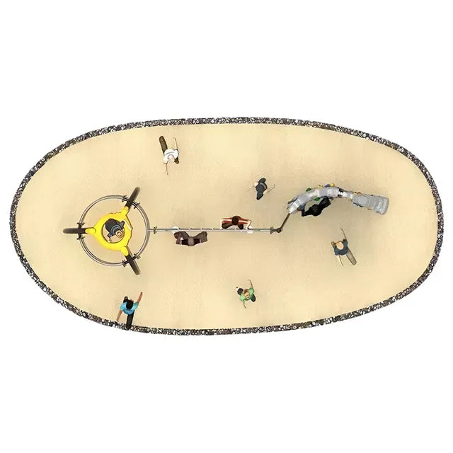 MYTS Grey Gym Mountain Climber - Kids Backyard Series - Laadlee