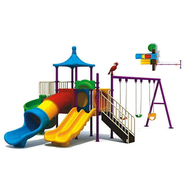 MYTS Fun Junction Playcentre With Slides & Swings